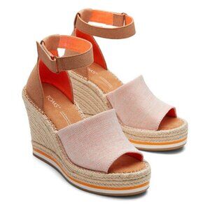 Toms Marisol Wedge New with box 8